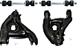 4-Piece Kit Front, Driver and Passenger Side, Lower Control Arm Kit, Includes (2) Control Arm and (2) Sway Bar Link