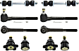 10-Piece Kit Front, Driver and Passenger Side Suspension Kit, Includes (4) Ball Joint, (4) Tie Rod End and (2) Sway Bar Link