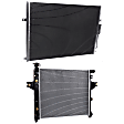 2-Piece Kit Radiator, 4.0L, 6Cyl, Includes (1) A/C Condenser and (1) Radiator