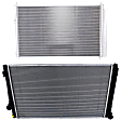 2-Piece Kit Radiator, Includes (1) A/C Condenser and (1) Radiator