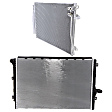 2-Piece Kit Radiator, 2.0L, 4Cyl, Includes (1) A/C Condenser and (1) Radiator