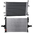2-Piece Kit Radiator, Includes (1) A/C Condenser and (1) Radiator