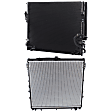 2-Piece Kit Radiator, Includes (1) A/C Condenser and (1) Radiator