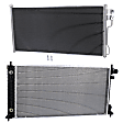 2-Piece Kit Radiator, 8 Cyl 5.4L Engine, For Models With Heavy Duty Cooling, Includes (1) A/C Condenser and (1) Radiator