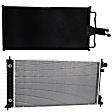 2007 Ford F-150 Lariat - 2-Piece Kit Radiator, For Models With Heavy Duty Cooling, 5.4L 8Cyl,  Includes (1) A/C Condenser and (1) Radiator