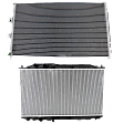 2008 Honda Civic - 2-Piece Kit Radiator, 1.8L 4Cyl,  Includes (1) A/C Condenser and (1) Radiator
