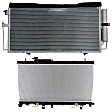 2003 Subaru Impreza - 2-Piece Kit Radiator, Manual Transaxle, Non-Turbocharged, 2.5L 4Cyl,  Includes (1) A/C Condenser and (1) Radiator