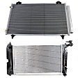 2-Piece Kit Radiator, 1.8L, 4Cyl, Includes (1) A/C Condenser and (1) Radiator