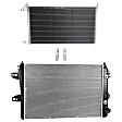 2-Piece Kit Radiator, 6.6L, 8Cyl, Includes (1) A/C Condenser and (1) Radiator