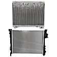 2-Piece Kit Radiator, Includes (1) A/C Condenser and (1) Radiator