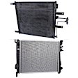 2-Piece Kit Radiator, 5.7L, 8Cyl, Includes (1) A/C Condenser and (1) Radiator