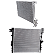 2-Piece Kit Radiator, 3.8L, 6Cyl, Includes (1) A/C Condenser and (1) Radiator