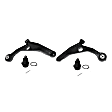 4-Piece Kit Front, Driver and Passenger Side, Lower Control Arm Kit, Includes (2) Ball Joint and (2) Control Arm