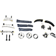 2007 Pontiac G6 - 2-Piece Kit Timing Chain Kit, DOHC, Without VVT Sprocket, enginedesignationname : LY7, enginevinname : 7, valvesperengine :24, 3.6L 6Cyl,  Includes (1) Oil Pump and (1) Timing Chain Kit
