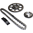 2000 Jeep Wrangler - 2-Piece Kit Timing Chain Kit, enginevinname : S, OHV, valvesperengine :12, 4.0L 6Cyl,  Includes (1) Oil Pump and (1) Timing Chain Kit