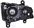 2017 Dodge Grand Caravan - 3-Piece Kit Driver and Passenger Side Halogen Headlight, With bulb(s), For Models Without Blacktop Package, OE Replacement,  Includes (1) Bumper Cover and (2) Headlight
