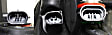 2017 Dodge Grand Caravan - 3-Piece Kit Driver and Passenger Side Halogen Headlight, With bulb(s), For Models Without Blacktop Package, OE Replacement,  Includes (1) Bumper Cover and (2) Headlight