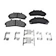KIT-091421-200 2-Wheel Set Front Brake Disc and Pad Kit, Plain Surface 5 Lugs 284.48 mm Semi-metallic Brake Disc Evolution Geomet Coated High Carbon; Brake Pad Set Pro-Line Series, Includes (2) Disc and (1) Pad Set