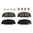 KIT-091421-216 2-Wheel Set Front Brake Disc and Pad Kit, Cross-drilled and Slotted 5 Lugs 294.89 mm Semi-metallic 4WD Evolution Drilled & Slotted Series, Includes (1) Brake Disc and (1) Brake Pad Set
