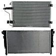 2-Piece Kit Radiator, 5.9L, 6Cyl, Includes (1) A/C Condenser and (1) Radiator