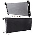 2-Piece Kit Radiator, 8.1L, 8Cyl Includes(1) A/C Condenser and (1) Radiator