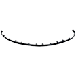 3-Piece Kit Front Valance with Fog Lights, Plastic, Textured