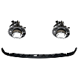 3-Piece Kit Front, Lower Valance, Cover Trim, Primed, Includes (2) Fog Light and (1) Valance