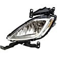 2013 Hyundai Elantra - 3-Piece Kit Front, Driver and Passenger Side, Lower Halogen Fog Light, With bulb(s), USA Built Vehicle, OE Replacement  Includes (2) Fog Lights and (1) Valance