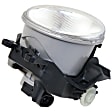 2018 Toyota RAV4 - 3-Piece Kit Front, Driver and Passenger Side Halogen Fog Light, With bulb(s), Japan Built Vehicle, Includes (2) Fog Light and (1) Valance