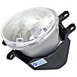 2018 Toyota RAV4 - 3-Piece Kit Front, Driver and Passenger Side Halogen Fog Light, With bulb(s), Japan Built Vehicle, Includes (2) Fog Light and (1) Valance