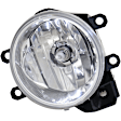2016-2018 Toyota RAV4 - 3-Piece Kit Front, Driver and Passenger Side Halogen Fog Light, With bulb(s), Includes (2) Fog Light and (1) Valance