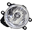 2016-2018 Toyota RAV4 - 3-Piece Kit Front, Driver and Passenger Side Halogen Fog Light, With bulb(s), Includes (2) Fog Light and (1) Valance