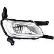 3-Piece Kit Front, Driver and Passenger Side Halogen Fog Light, With bulb(s), Includes (2) Fog Light and (1) Valance