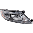 4-Piece Kit HID/Xenon Headlights, With bulb(s), Sedan, Includes (2) Bumper Trim and (2) Headlight, CAPA Certified