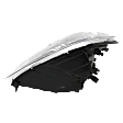 4-Piece Kit, Driver and Passenger Side Halogen Headlight, With bulb(s), OE Replacement, Includes (2) Bumper Trim and (2) Headlight