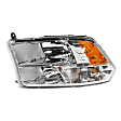 4-Piece Kit, Driver and Passenger Side Halogen Headlight, With bulb(s), OE Replacement, Includes (2) Bumper Trim and (2) Headlight
