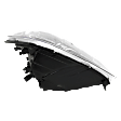 4-Piece Kit, Driver and Passenger Side Halogen Headlight, With bulb(s), OE Replacement, Includes (2) Bumper Trim and (2) Headlight