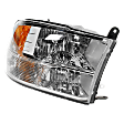4-Piece Kit, Driver and Passenger Side Halogen Headlight, With bulb(s), OE Replacement, Includes (2) Bumper Trim and (2) Headlight