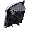 4-Piece Kit, Driver and Passenger Side Halogen Headlight, With bulb(s), OE Replacement, Includes (2) Bumper Trim and (2) Headlight