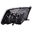 4-Piece Kit, Driver and Passenger Side Halogen Headlight, With bulb(s), OE Replacement, Includes (2) Bumper Trim and (2) Headlight