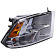 4-Piece Kit, Driver and Passenger Side Halogen Headlight, With bulb(s), OE Replacement, Includes (2) Bumper Trim and (2) Headlight