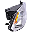 4-Piece Kit, Driver and Passenger Side Halogen Headlight, With bulb(s), OE Replacement, Includes (2) Bumper Trim and (2) Headlight