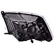 4-Piece Kit, Driver and Passenger Side Halogen Headlight, With bulb(s), OE Replacement, Includes (2) Bumper Trim and (2) Headlight