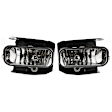 2-Piece Kit Front, Driver and Passenger Side Halogen Fog Light, With bulb(s), Includes (1) Fog Light and (1) Valance