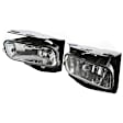 2-Piece Kit Front, Driver and Passenger Side Halogen Fog Light, With bulb(s), Includes (1) Fog Light and (1) Valance