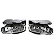 2-Piece Kit Front, Driver and Passenger Side Halogen Fog Light, With bulb(s), Includes (1) Fog Light and (1) Valance