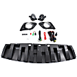 2-Piece Kit Front, Driver and Passenger Side Halogen Fog Light, With bulb(s), Includes (1) Fog Light and (1) Valance