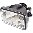 3-Piece Kit, Front, Driver and Passenger Side Halogen Fog Light, With bulb(s), Includes (1) Bumper Trim and (2) Fog Light