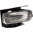 3-Piece Kit, Front, Driver and Passenger Side Halogen Fog Light, With bulb(s), Includes (1) Bumper Trim and (2) Fog Light