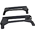 4-Piece Kit, Front, Driver and Passenger Side Halogen Fog Light, With bulb(s), Includes (2) Bumper Trim and (2) Fog Light